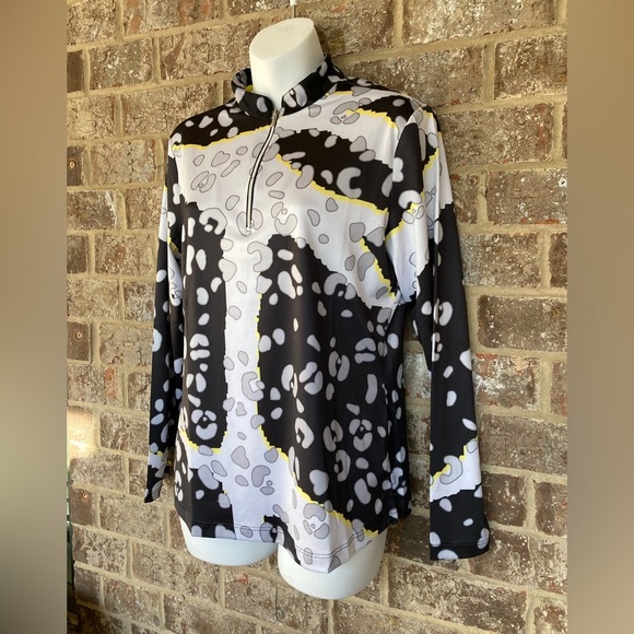 NWOT Simplicite by Jamie Sadock Women's Long Sleeve Top Golf 1/4 Zip size M - Picture 3 of 9